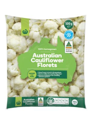 Picture of Woolworths Frozen Cauliflower 500gm