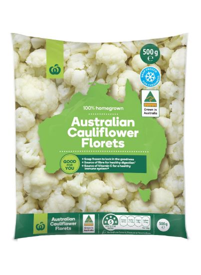 Picture of Woolworths Frozen Cauliflower 500gm