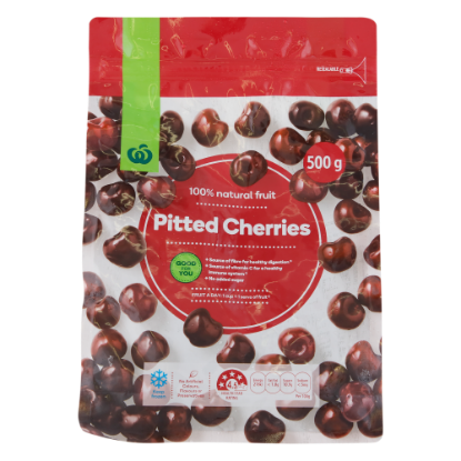 Picture of Woolworths Frozen Cherries 500gm