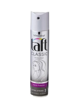 Picture of Taft Hair Spray Classic Normal Hair Hold & Protection 250ml