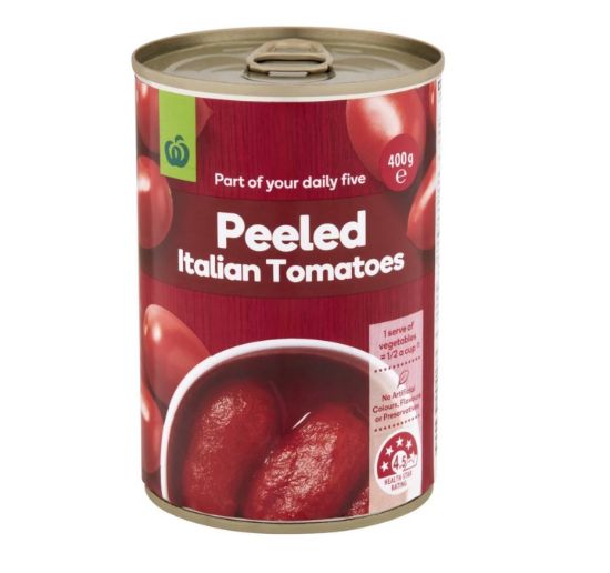 Picture of Woolworth's Peeled Italian Tomatoes 400gm