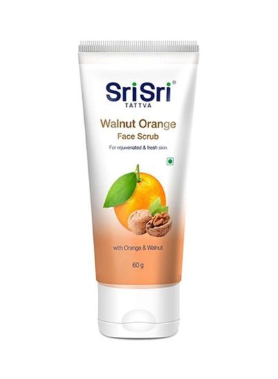 Picture of Sri Sri Tattva Face Scrub Walnut Orange 100gm