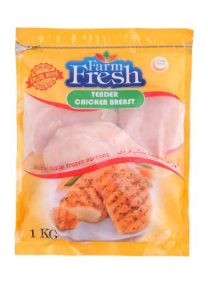 Picture of Farm Fresh Frozen Chicken Breast Tender 1000gm