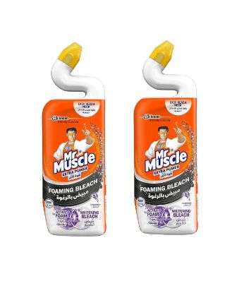 Picture of Mr.Muscle Toilet Cleaner Bleach Lavender 750ml, Pack of 2