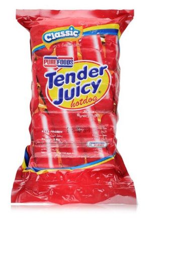 Picture of PureFood Tender Juicy Hotdog Pork Cocktail 500Gm