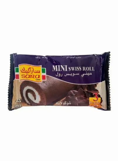 Picture of Sara Cake Swiss Roll Chocolate 75gm