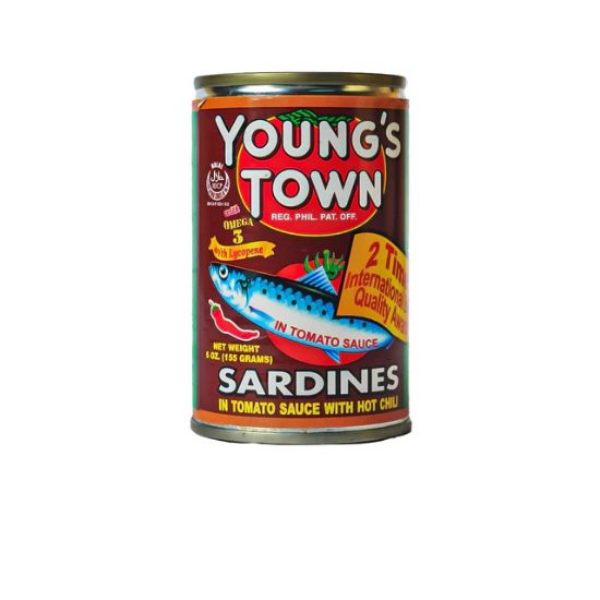 Picture of Young's Town Sardines In Tomato Sauce With Hot Chili 155gm