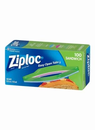 Picture of Ziploc Sandwich Bag 100's