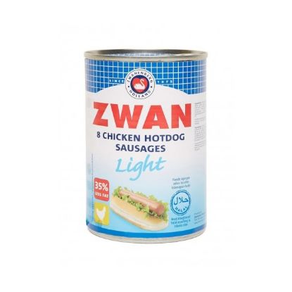 Picture of Zwan 8 Chicken Hotdogs Sausages Light 184gm