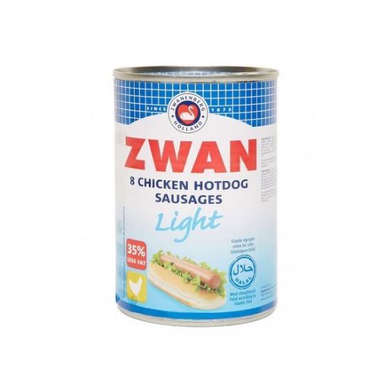 Picture of Zwan 8 Chicken Hotdogs Sausages Light 184gm