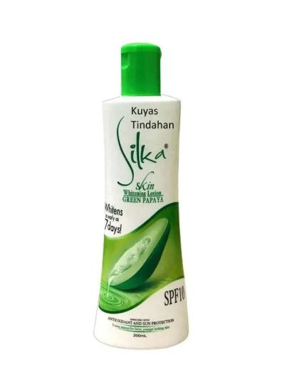 Picture of Silka Skin Whitening Lotion Green Papaya With SPF 10 200ml