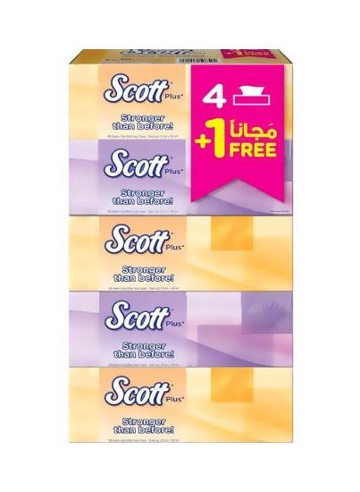 Picture of Scott Facial Tissue Plus 5x160's