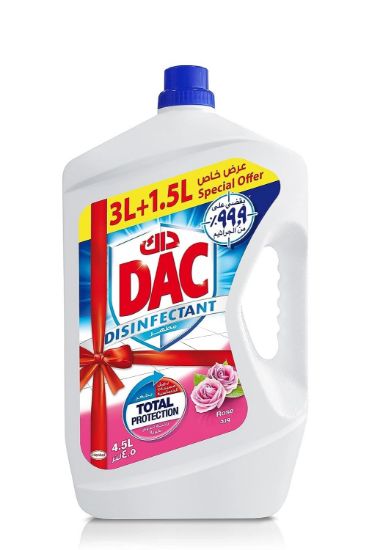 Picture of Dac Disinfectant Floor Cleaner Rose 4.5ltr