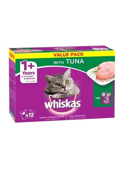 Picture of Whiskas Cat Food Tuna 12x80gm