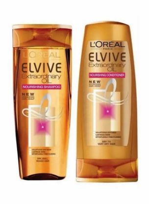 Picture of L'Oreal Elvive Shampoo Extraordinary Oil + Conditioner 2x400ml