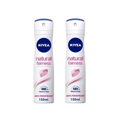 Picture of Nivea Natural Fairness Deodorant Spray 150ml, Pack of 2