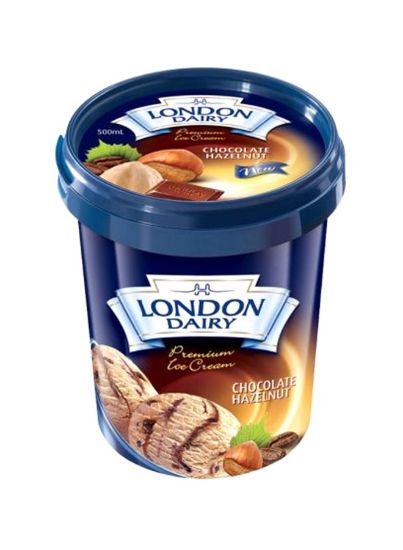 Picture of London Dairy Ice Cream Hazelnut Chocolate 473ml