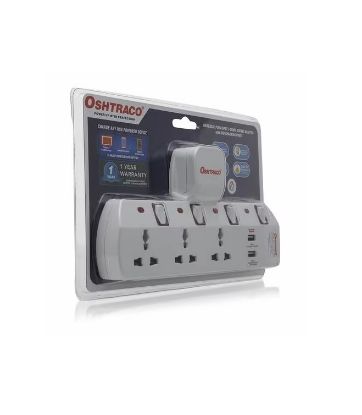 Picture of Oshtraco 3 Way Universal Power T-Shape Extension 1pc