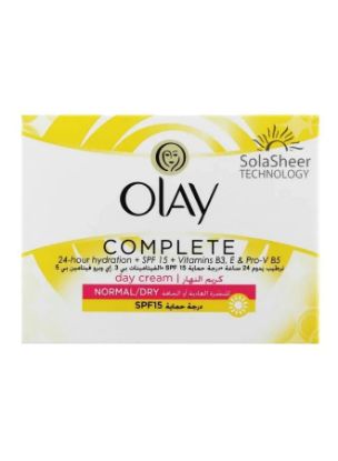 Picture of Olay Complete Day Cream For Skin Hydration & Sun Protection SPF 15 50ml