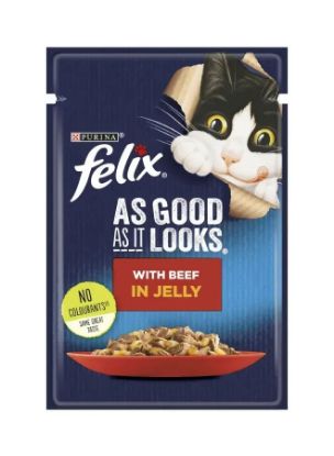 Picture of Purina Felix With Beef In Jelly 85gm