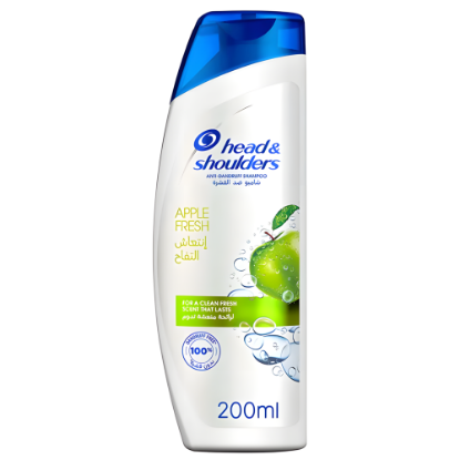 Picture of Head & Shoulders Anti-dandruff Shampoo Apple Fresh 100% Dandruff Free 200ml