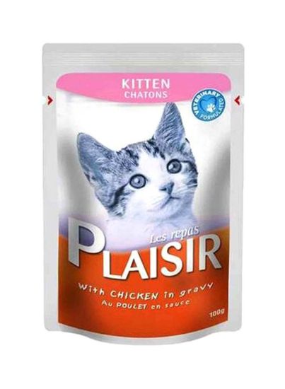 Picture of Plaisir Cats Food Chicken Chunk in Gravy 100gm