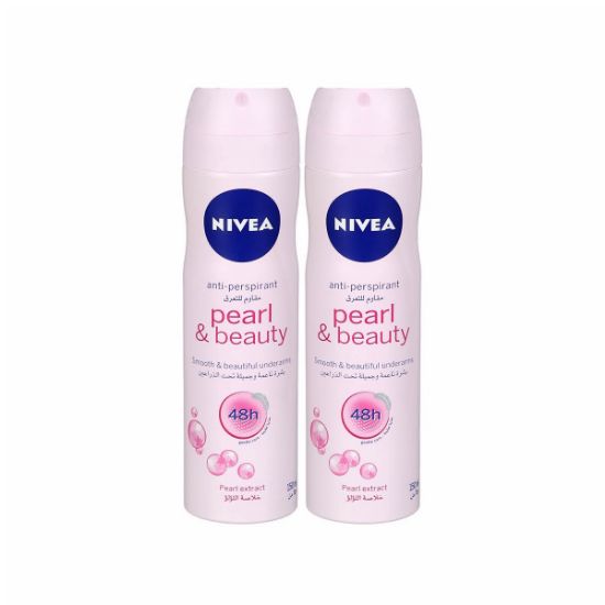 Picture of Nivea Deodorant Spray Pearl & Beauty 150ml, Pack of 2