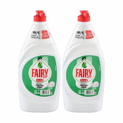 Picture of Fairy Dishwashing Liquid Plus Original 2x600 ml