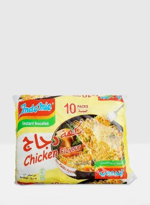 Picture of Indomine Instant Noodles Baladi Chicken Flavour 10 Pack 70gm