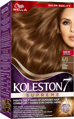 Picture of Koleston Hair Colour Cream Dark Blonde 6/0 50ml