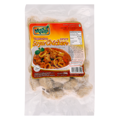 Picture of Max Vegi Frozen Vegetarian Spicy Chicken 250gm