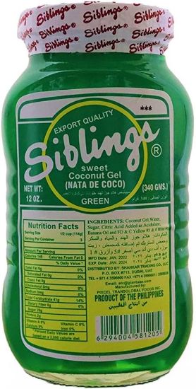 Picture of Siblings Sweet Coconut Gel Natadecoco 340gm