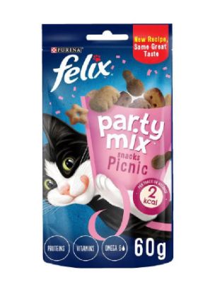 Picture of Purina Felix Party Mix Picnic Mix Cat 60gm