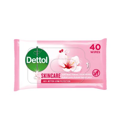 Picture of Dettol Anti-Bacterial Skincare Skin Wipes, Pack of 40