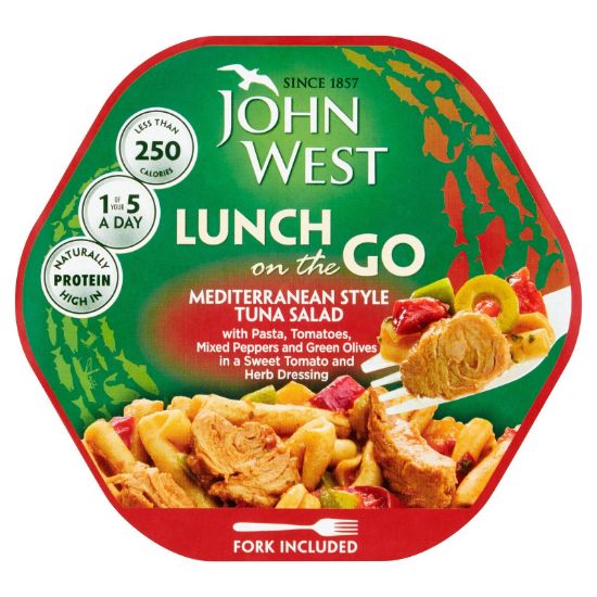 Picture of John West Tuna Lunch Mediterranean Style Salad 240gm