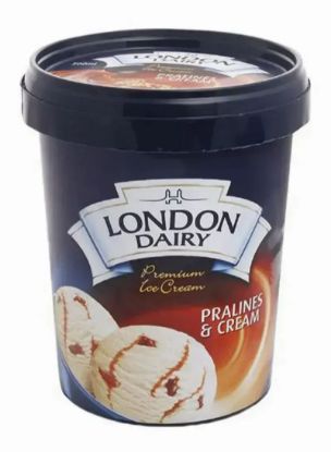 Picture of London Dairy Premium Ice Cream Pralines & Cream 500ml