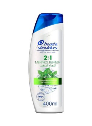 Picture of Head & Shoulders Antidandruff Menthol Shampoo & Conditioner 2In1 400ml