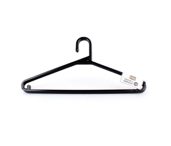 Picture of Seria Laundry Hanger Black, Pack of 5