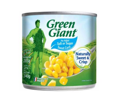 Picture of Green Giant Sweet Corn No Added Sugar Or Salt 340gm