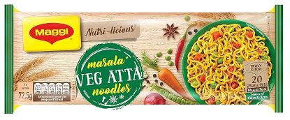 Picture of Maggi Masala Veg Atta Noodles 290gm