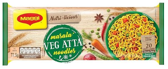 Picture of Maggi Masala Veg Atta Noodles 290gm