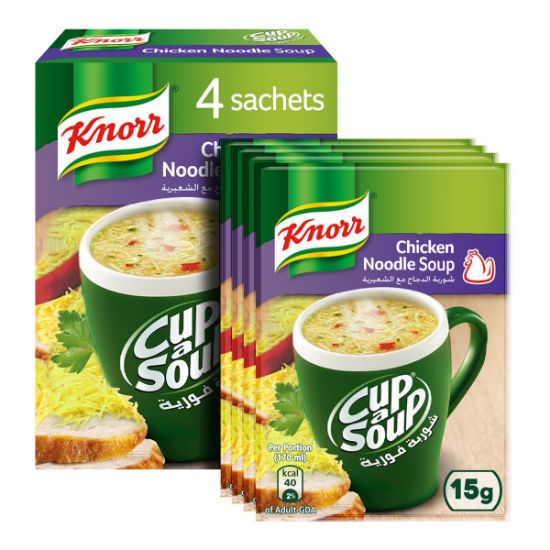 Picture of Knorr Cup A Soup Chicken Noodle 4x15gm