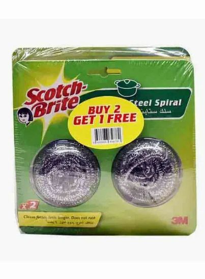 Picture of 3M Scotch Brite Steel Spiral 3's