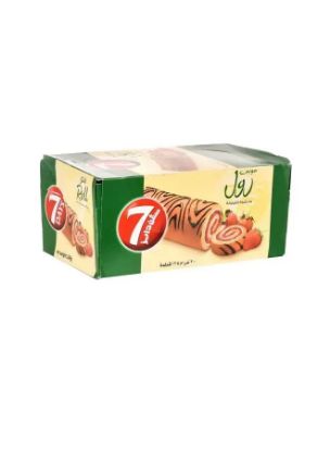 Picture of 7 Days Strawberry Filling Swiss Roll Pack 25gm