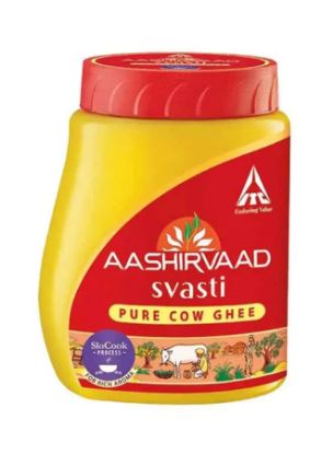 Picture of Aashirvaad Ghee Svasti Pure Cow Ghee With Stainless Steel Ghee Pot Free 500ml