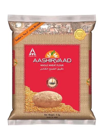 Picture of Aashirvaad Whole Wheat Flour Shudh Chakki Atta 5kg