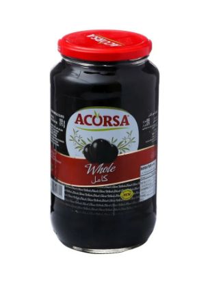 Picture of Acorsa Olives Black Whole Jar 575gm