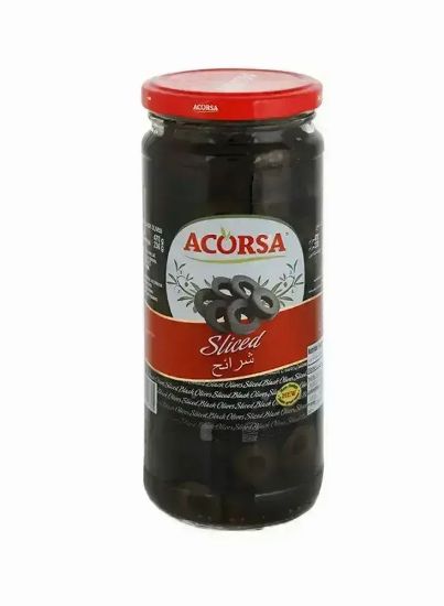 Picture of Acorsa Black Olives Sliced 230gm