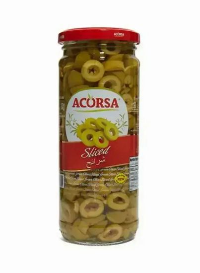 Picture of Acorsa Green Olives Sliced 230gm