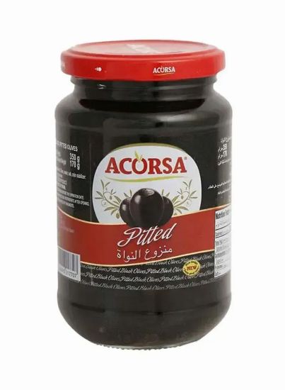 Picture of Acorsa Olives Black Pitted Jar 170gm